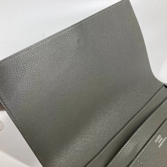 HERMES RMS Tutankhamun Bill Compartment Folded in half Long Wallet Unused - Picture 12 of 14